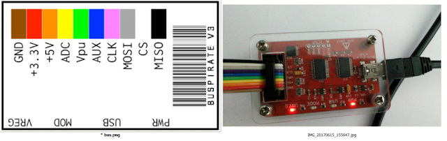 Dumping Firmware with Bus Pirate v3.6 via USB